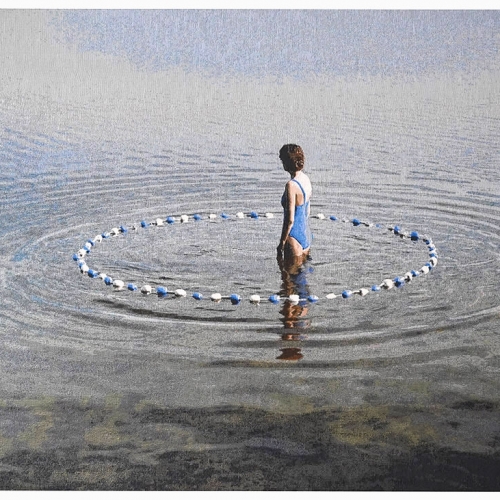 The bather | 102 x 154 cm, gobelin, 2024