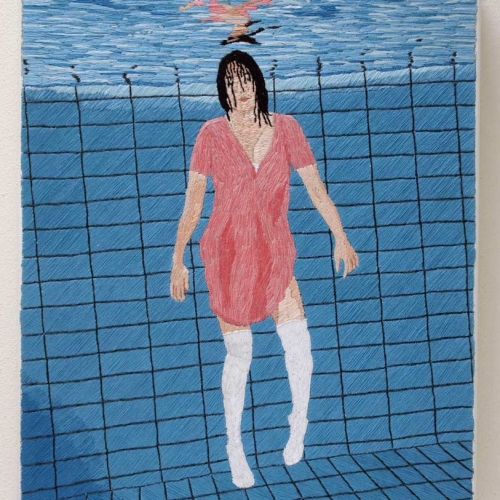 Where s my bag?  | 30cm x 24 cm; embroidery painting; 2011
